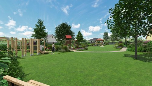 Park u kostela