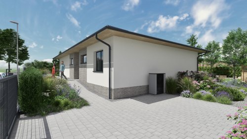 Zahrada u novostavby