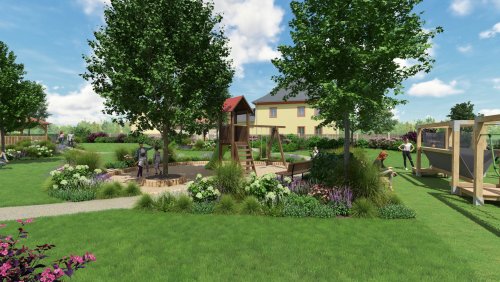 Park u kostela