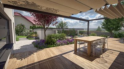 Kompletní realizace zahrad včetně jezírek a zahradnických služeb v Praze