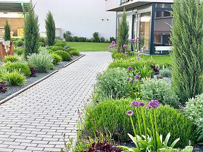 Návrh a realizace předzahrádky u budovy Agro CS v České Skalici
