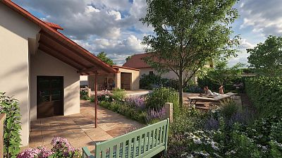 Návrh zahrady se zahradní kuchyní