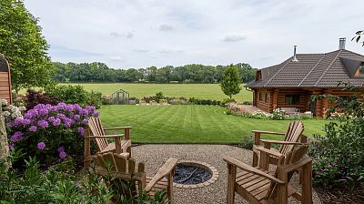 Návrh zahrady u lesa