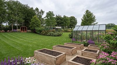 Návrh zahrady u lesa