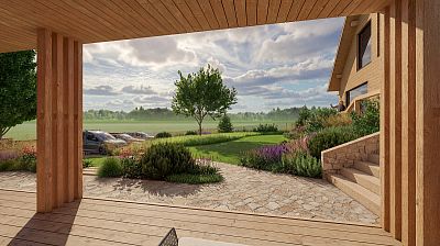 Návrh zahrady v podhůří