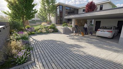 Realizace zahrad včetně koupacích jezírek a údržba zeleně v Hradci Králové